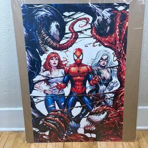 Spider-Man Venom vs Carnage, Mary Jane, Black Cat Poster 24" x 36"